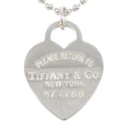 Pre-owned Metal necklaces Tiffany & Co. Pre-owned , Gray , Dames