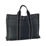 Pre-owned Cotton handbags Hermès Vintage , Black , Dames