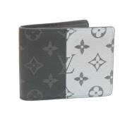 Pre-owned Canvas wallets Louis Vuitton Vintage , Gray , Dames