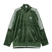 Groene trainingspak jas voor vrouwen Adidas , Green , Dames