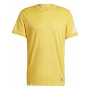 Ren het T-shirt Adidas , Yellow , Heren