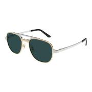 Ct0477S 003 Sunglasses Cartier , Yellow , Heren