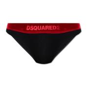 Logo Briefs Dsquared2 , Black , Dames