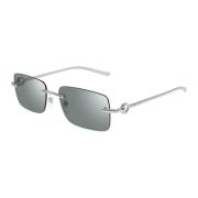 Gg1703S 002 Sunglasses Gucci , Gray , Heren