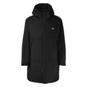 Stijlvolle parka met capuchon Dolce & Gabbana , Black , Heren