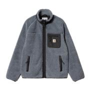 Grijze Prentis Fleece Jas Carhartt Wip , Gray , Heren