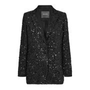 Mmcarys Lala Blazer MOS Mosh , Black , Dames