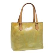 Pre-owned Leather handbags Louis Vuitton Vintage , Green , Dames