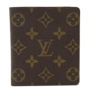 Pre-owned Canvas wallets Louis Vuitton Vintage , Brown , Dames