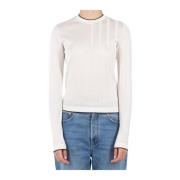 Wit Langemouw Katoenen Top Jacquemus , White , Dames