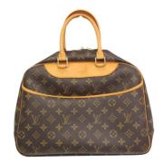 Pre-owned Canvas handbags Louis Vuitton Vintage , Brown , Dames