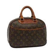 Pre-owned Coated canvas handbags Louis Vuitton Vintage , Brown , Dames