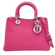 Pre-owned Leather totes Dior Vintage , Pink , Dames