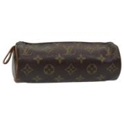 Pre-owned Canvas pouches Louis Vuitton Vintage , Brown , Dames