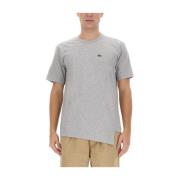 Katoenen T-shirt Samenwerking met Lacoste Comme des Garçons , Gray , H...