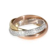 Pre-owned Rose Gold rings Cartier Vintage , Yellow , Dames