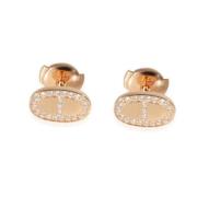 Pre-owned Rose Gold earrings Hermès Vintage , Yellow , Dames