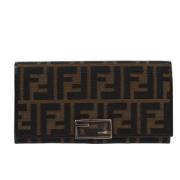 Pre-owned Canvas wallets Fendi Vintage , Brown , Dames