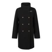 Stads Chic Jas Fay , Black , Dames