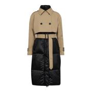 Gewatteerde Trenchcoat Jas Co'Couture , Black , Dames