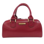 Pre-owned Plastic handbags Burberry Vintage , Red , Dames