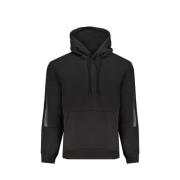 Zwarte Katoenen Hoodie met Logo Calvin Klein , Black , Heren