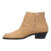 Leather boots Chloé , Beige , Dames