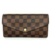 Pre-owned Canvas wallets Louis Vuitton Vintage , Brown , Dames