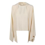 Stijlvolle Blouse met Lange Mouwen Federica Tosi , White , Dames