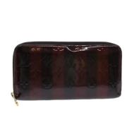 Pre-owned Leather wallets Louis Vuitton Vintage , Red , Dames