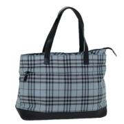 Pre-owned Nylon shoulder-bags Burberry Vintage , Blue , Dames