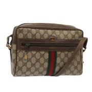 Pre-owned Leather gucci-bags Gucci Vintage , Beige , Dames