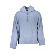 Blauwe Katoenen Hoodie met Elegant Ontwerp Calvin Klein , Blue , Heren