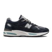 Heren Sneaker met Suède Inzetstukken New Balance , Blue , Heren