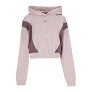 Oversized Cropped Hoodie Sportswear Air Nike , Pink , Dames