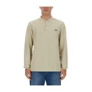 Polo met geborduurd logo Fred Perry , Beige , Heren