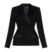 Wollen blazer Dolce & Gabbana , Black , Dames