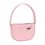 Luxe Lakleren Handtas Dolce & Gabbana , Pink , Dames