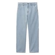 Single Knee Lange broek Carhartt Wip , Blue , Heren