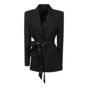 Elegante Blazer voor Vrouwen Patrizia Pepe , Black , Dames