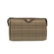 Pre-owned Canvas clutches Burberry Vintage , Beige , Dames