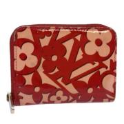 Pre-owned Leather wallets Louis Vuitton Vintage , Red , Dames