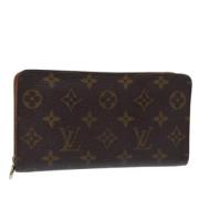 Pre-owned Canvas wallets Louis Vuitton Vintage , Brown , Dames