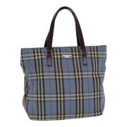 Pre-owned Nylon handbags Burberry Vintage , Blue , Dames