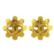 Pre-owned Metal chanel-jewelry Chanel Vintage , Yellow , Dames