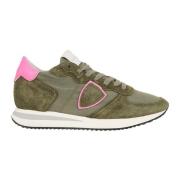 Groene Sneakers voor Vrouwen Aw24 Philippe Model , Green , Dames