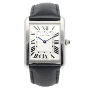 Pre-owned Stainless Steel watches Cartier Vintage , Gray , Heren