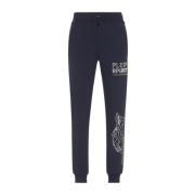 Sportieve Zwarte Broek Plein Sport , Black , Heren