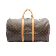 Pre-owned Canvas travel-bags Louis Vuitton Vintage , Brown , Dames