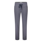 Modieuze Slip-On Broek met Ritszakken Betty & Co , Blue , Dames